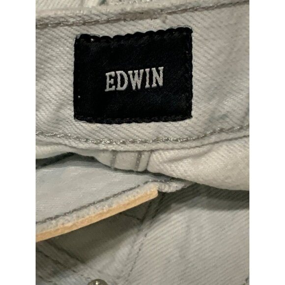 Edwin Womens Capri Jeans Size 29 Light Wash Organic Cotton NWT $229 - Picture 2 of 10